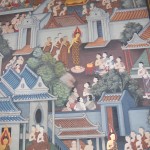 Imagenes en el templo de Wat Po