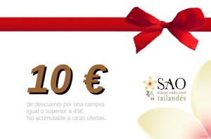 Vale regalo 10euros