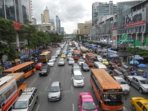 Bangkok. Atasco