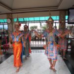 Bangkok, danza tradicional en un templo