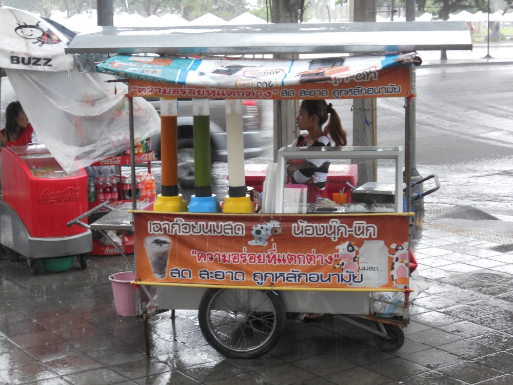 Puesto ambulante en Bangkok